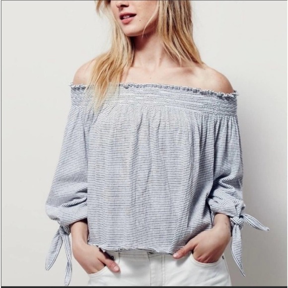 we The Free, Free People Lexington Tee w/Off Shoulder Detail - Picture 9 of 9
